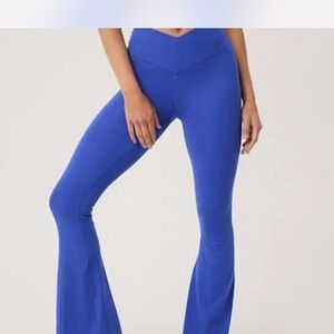 aerie High-Waist Cobalt Flare Leggings
